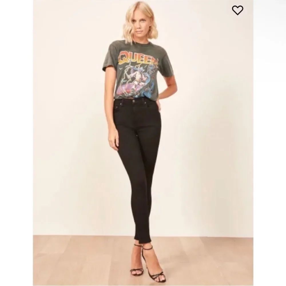 Reformation Harper Mid Rise Skinny Jeans
